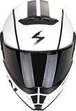 Full-Face Motorcycle Helmet Scorpion Exo Covert Fx Ultra Tct Matt Pearl White Black Danko Size Xxl