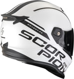 Full-Face Motorcycle Helmet Scorpion Exo Covert Fx Ultra Tct Matt Pearl White Black Danko Size S