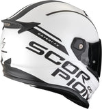 Full-Face Motorcycle Helmet Scorpion Exo Covert Fx Ultra Tct Matt Pearl White Black Danko Size M