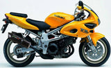 Dual Exhaust System With Sound Certification Furore Aluminium Black - Gpr Compatible With Suzuki Tl 1000 S (1998-2003)