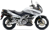 Dual Catalytic Exhaust Tips With Sound Certification Furore Aluminium Black - Gpr Compatible With Suzuki V-Strom Dl 1000 (2002-2013)