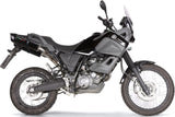 Dual Exhaust System With Sound Certification Furore Aluminium Black - Gpr Compatible With Yamaha Xt 660 Z Ténéré (2008-2016)