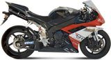 Dual Exhaust System With Sound Certification Furore Aluminium Black - Gpr Compatible With Yamaha Yzf 1000 R1 (2007-2008)
