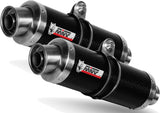 Dual Non-Catalytic Exhaust System With Sound Certification Gp Carbon - Mivv Compatible With Ducati Monster 695 (2006-2008)