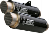 Dual Exhaust System With Sound Certification Gppro Carbon - Mivv Compatible With Ducati Scrambler 1100 (2018-2020)