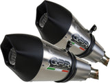 Dual Exhaust System With Sound Certification Gp Evo4 Titanium - Gpr Compatible With Suzuki Hayabusa 1300 (2017-2020)