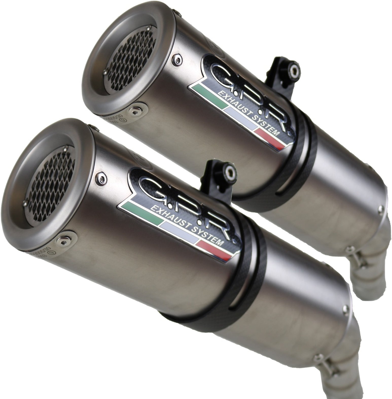 Dual Exhaust System With Sound Certification M3 Stainless Steel - Gpr Compatible With Moto Morini Corsaro 1200 (2005-2011)