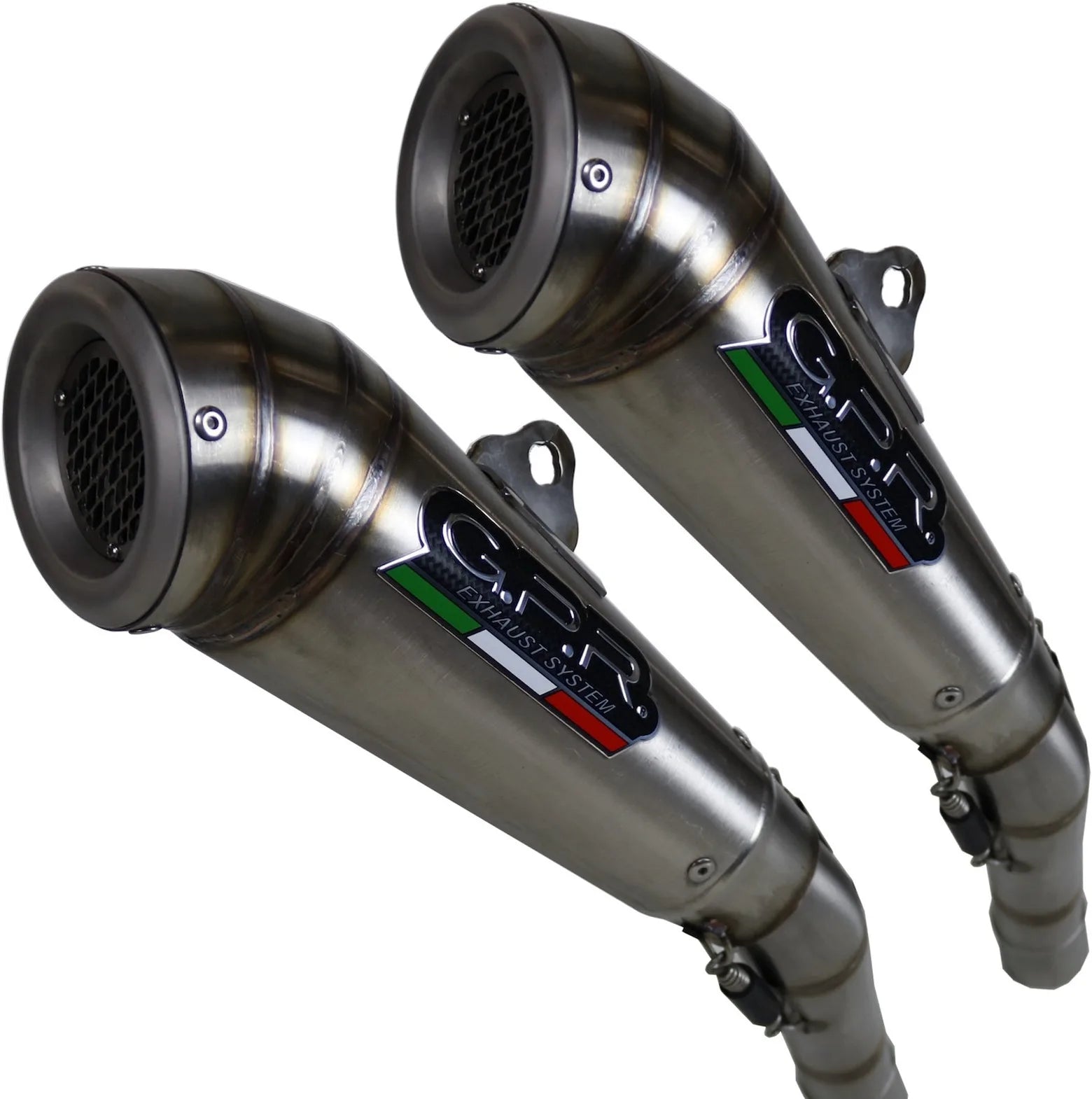 Dual Exhaust System With Sound Certification Powercone Evo Stainless Steel - Gpr Compatible With Moto Morini Sport 1200 (2008-2010)