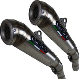 Dual Exhaust System With Sound Certification Powercone Evo Stainless Steel - Gpr Compatible With Husqvarna Te 630 E - Sms - Smr (2010-2014)