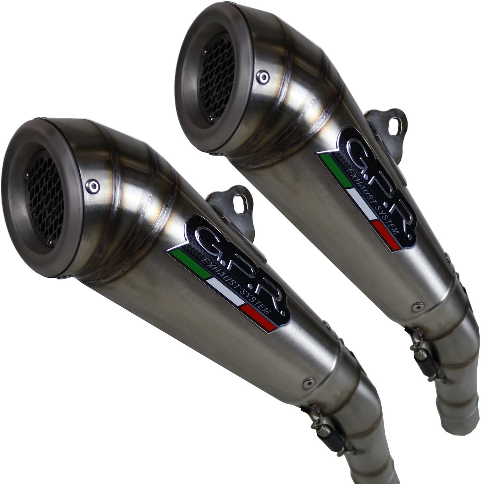 Dual Exhaust System With Sound Certification Powercone Evo Stainless Steel - Gpr Compatible With Moto Morini Sport 1200 (2008-2010)