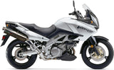 Dual Catalytic Exhaust Tips With Sound Certification Trioval Stainless Steel - Gpr Compatible With Suzuki V-Strom Dl 1000 (2002-2013)