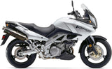 Dual Catalytic Exhaust Tips With Sound Certification Trioval Stainless Steel - Gpr Compatible With Suzuki V-Strom Dl 1000 (2002-2013)