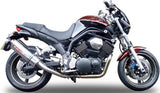 Dual Exhaust System With Sound Certification Trioval Stainless Steel - Gpr Compatible With Yamaha Bt 1100 Bulldog (2002-2007)
