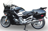 Dual Catalytic Exhaust Tips With Sound Certification Trioval Stainless Steel - Gpr Compatible With Yamaha Fjr 1300 (2006-2016)