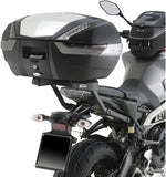 Monokey Trekker Alaska Black Aluminium Top Case - 44 Lt Trekker Alaska Aluminium - Givi Compatible With Yamaha Mt-09 (2013-2016)