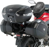 Monokey Trekker Dolomiti Black Aluminium Top Case - 46 Lt Trekker Dolomiti Aluminium - Givi Compatible With Yamaha Mt-07 (2014-2017)