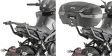 Monokey Trekker Outback Evo Smart Black Aluminium Top Case - 58 Lt Trekker Outback Evo Smart Aluminium - Givi Compatible With Yamaha Mt-09 (2017-2020)