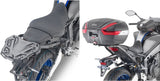 Monokey Black Top Bag - 40 Lt Nylon - Givi Compatible With Yamaha Mt-09 - Sp (2021-2023)