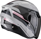Urban Motorcycle Helmet Scorpion Exo Exo-230 Polycarbonate Grey Pink Hipe Size M