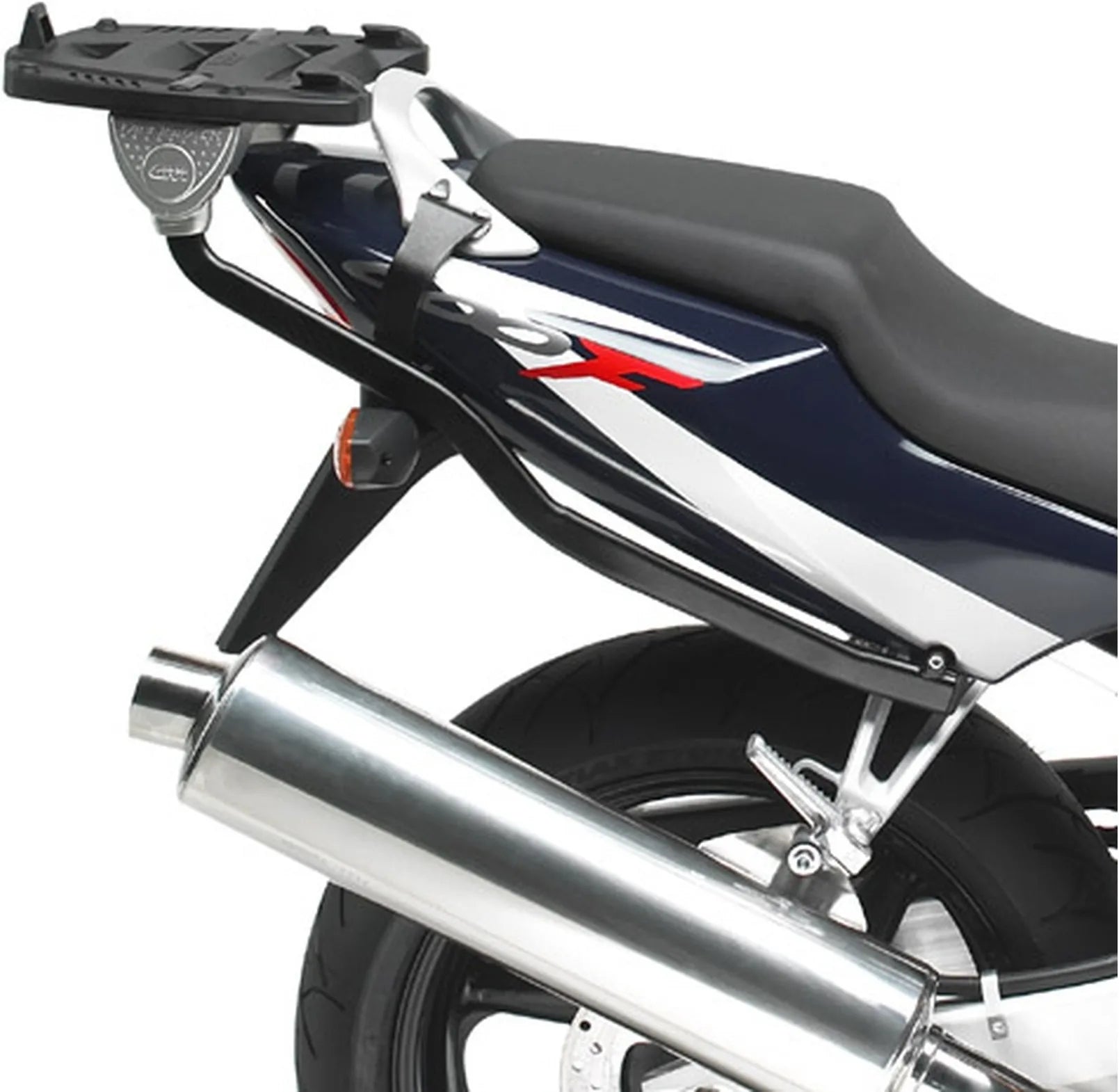 Monolock Alpina Aluminium Top Case - 44 Lt Alpina Aluminium - Givi Compatible With Honda Cbr 600 F (1999-2009)