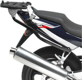 Monokey Trekker Dolomiti Black Aluminium Top Case - 46 Lt Trekker Dolomiti Aluminium - Givi Compatible With Honda Cbr 600 F (1999-2009)