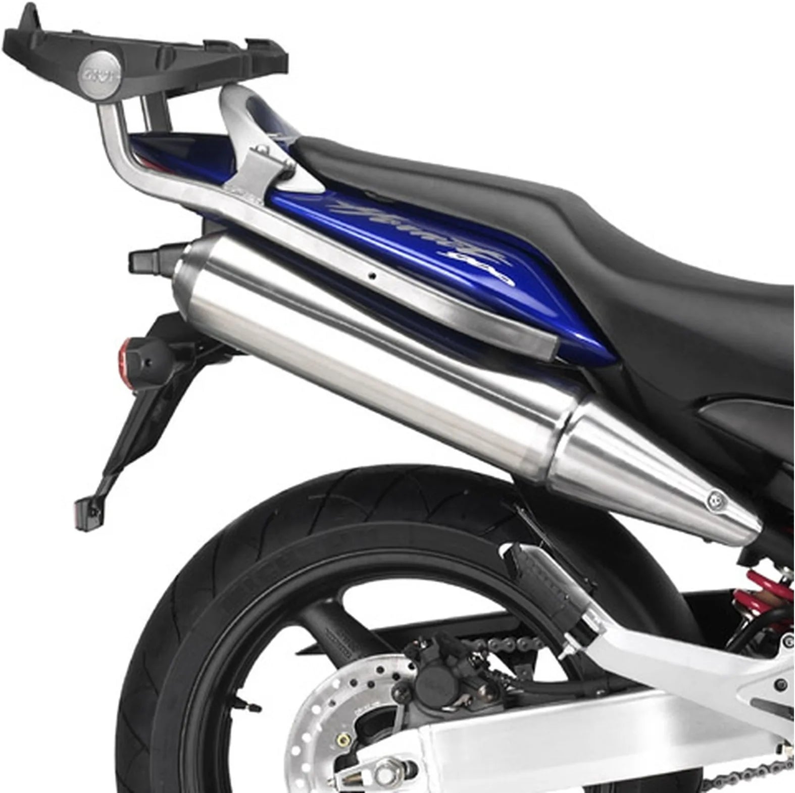 Monolock Black Top Case - 29 Lt Technopolymer - Givi Compatible With Honda Cb 900 Hornet (2002-2007)