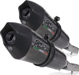Dual Exhaust System With Sound Certification Gp Evo4 Carbon Look - Gpr Compatible With Bmw K 1600 Gt (2022-2024)