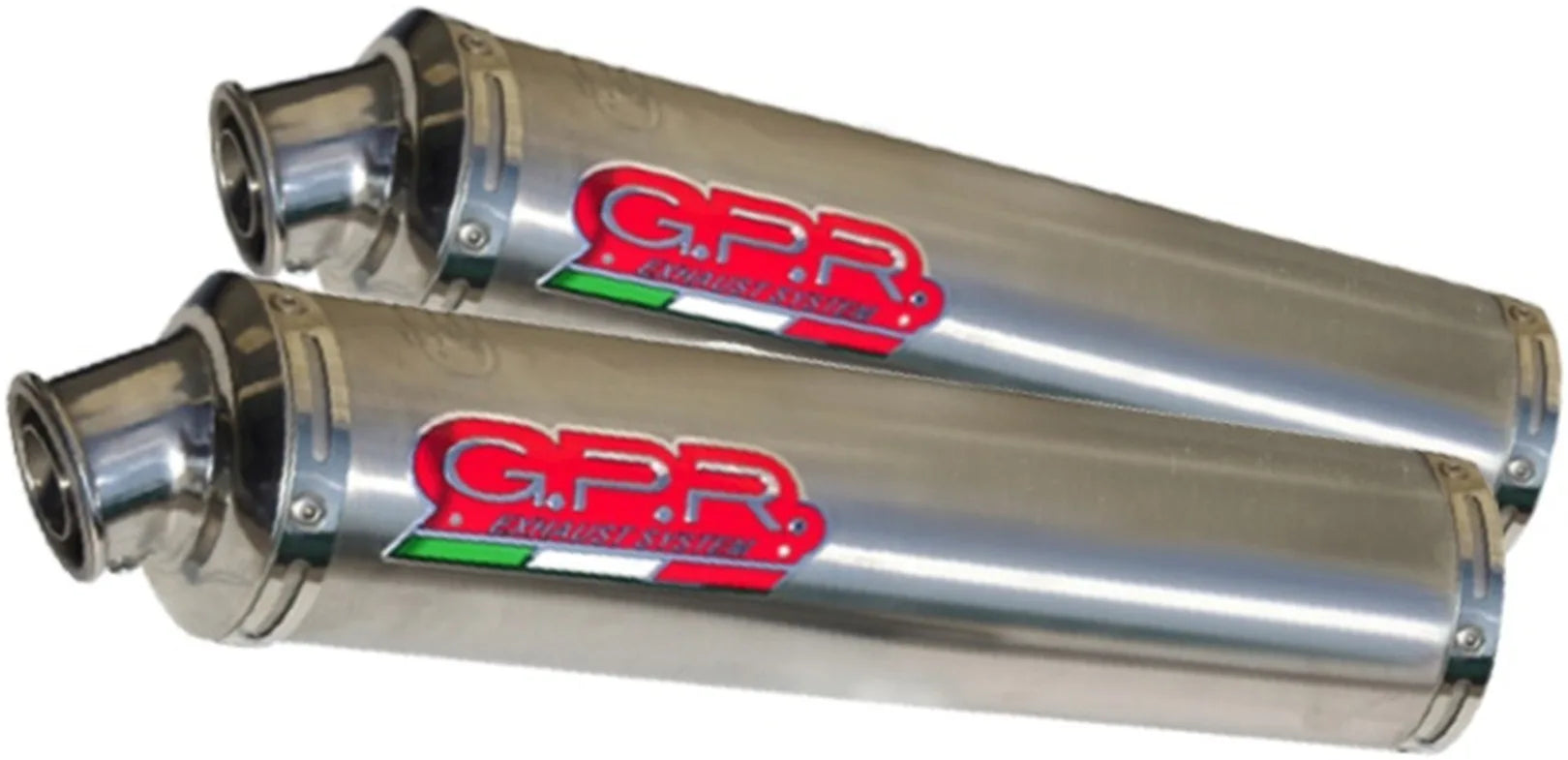 Dual Exhaust System With Sound Certification Tondo Stainless Steel - Gpr Compatible With Ducati Monster S2R (2004-2007)