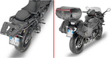 Monokey Trekker Dolomiti Black Aluminium Top Case - 30 Lt Trekker Dolomiti Aluminium - Givi Compatible With Suzuki Gsx-S 1000 Gt (2022-2024)