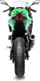 Exhaust Tip Without Sound Certification Gp Corsa Carbon Fiber - Leovince Compatible With Kawasaki Ninja 400 (2018-2021)