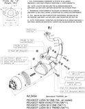 Complete Catalytic Exhaust System With Sound Certification Touring Stainless Steel - Leovince Compatible With Peugeot Ludix 50 One Air (2004-2012)