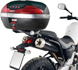 Monolock Vision Black Tech Top Case - 34 Lt Vision Technopolymer - Givi Compatible With Yamaha Mt-03 660 (2006-2014)