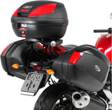 Monolock Alpina Aluminium Top Case - 44 Lt Alpina Aluminium - Givi Compatible With Yamaha Fz-1 1000 (2006-2015)