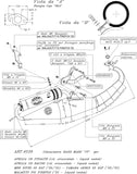 Complete Catalytic Exhaust System With Sound Certification Hand Made Tt Aluminum - Leovince Compatible With Keeway Focus 50 (2006)