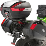Monokey Trekker Alaska Aluminium Top Case - 56 Lt Trekker Alaska Aluminium - Givi Compatible With Kawasaki Z 1000 Sx (2011-2016)
