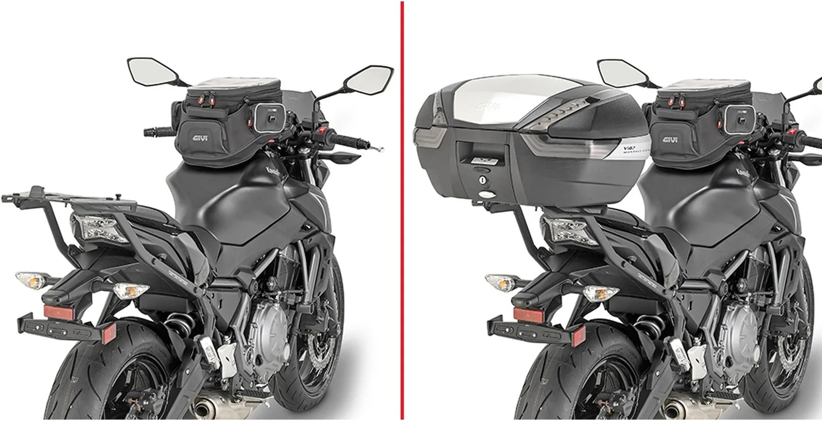 Monokey Trekker Dolomiti Aluminium Top Case - 30 Lt Trekker Dolomiti Aluminium - Givi Compatible With Kawasaki Z 650 (2020-2024)