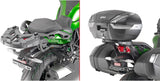 Monokey Trekker Outback Evo Smart Black Aluminium Top Case - 58 Lt Trekker Outback Evo Smart Aluminium - Givi Compatible With Kawasaki Ninja H2 Sx (2018-2024)