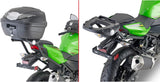 Monolock Blade Black Top Case - 47 Lt Blade Technopolymer - Givi Compatible With Kawasaki Ninja 400 (2018-2022)