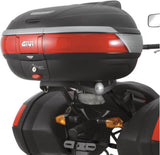 Monokey Trekker Outback Evo Smart Black Aluminium Top Case - 42 Lt Trekker Outback Evo Smart Aluminium - Givi Compatible With Kawasaki Versys 650 (2006-2009)