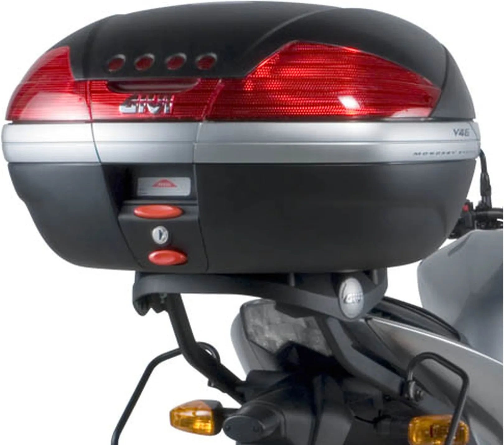 Monokey Trekker Dolomiti Aluminium Top Case - 46 Lt Trekker Dolomiti Aluminium - Givi Compatible With Kawasaki Z 750 (2007-2014)
