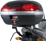 Monokey Trekker Outback Evo Smart Black Aluminium Top Case - 42 Lt Trekker Outback Evo Smart Aluminium - Givi Compatible With Kawasaki Z 1000 (2007-2009)