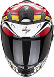 Full-Face Motorcycle Helmet Scorpion Exo Exo-491 Polycarbonate Red Pirate Size Xxl