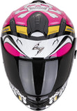 Full-Face Motorcycle Helmet Scorpion Exo Exo-491 Polycarbonate Pink Pirate Size Xs