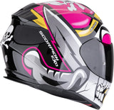 Full-Face Motorcycle Helmet Scorpion Exo Exo-491 Polycarbonate Pink Pirate Size L
