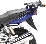 Monokey Carbon Look Tech Top Case - 47 Lt Technopolymer - Givi Compatible With Suzuki Gsx 1400 (2002-2009)