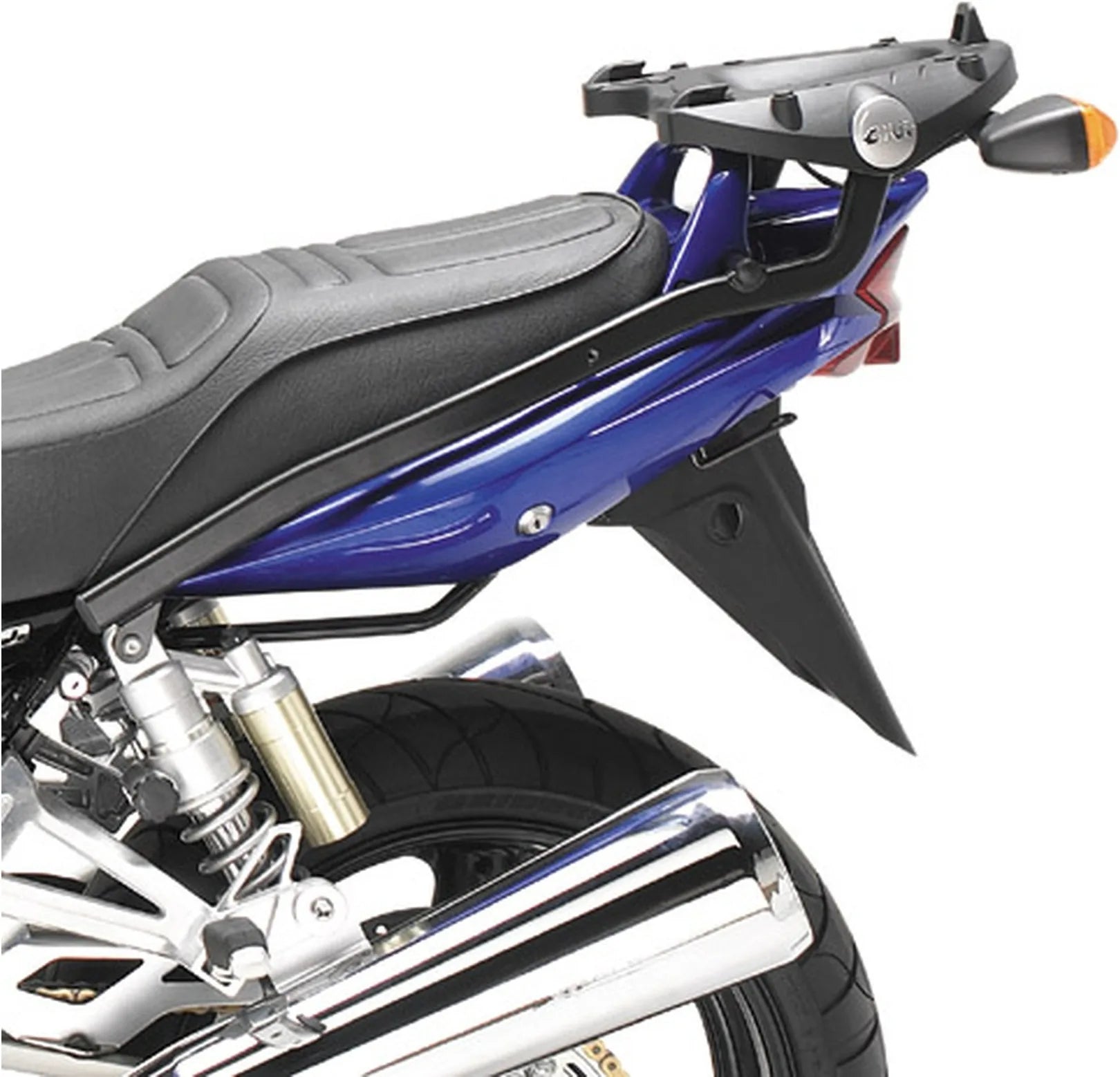 Monolock Simply Iv Black Top Case - 45 Lt Simply Iv Technopolymer - Givi Compatible With Suzuki Gsx 1400 (2002-2009)