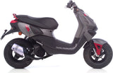 Complete Catalytic Exhaust System With Sound Certification Touring Stainless Steel - Leovince Compatible With Peugeot Metal-X 50 (2003)