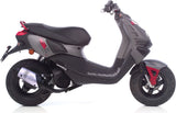 Complete Catalytic Exhaust System With Sound Certification Touring Stainless Steel - Leovince Compatible With Peugeot Metal-X 50 (2003)
