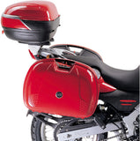 Monokey Trekker Outback Evo Smart Black Aluminium Top Case - 58 Lt Trekker Outback Evo Smart Aluminium - Givi Compatible With Bmw F 650 Gs Dakar (2000-2003)
