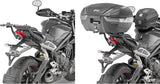 Monolock Alpina Black Aluminium Top Case - 44 Lt Alpina Aluminium - Givi Compatible With Triumph Street Triple 765 (2020)